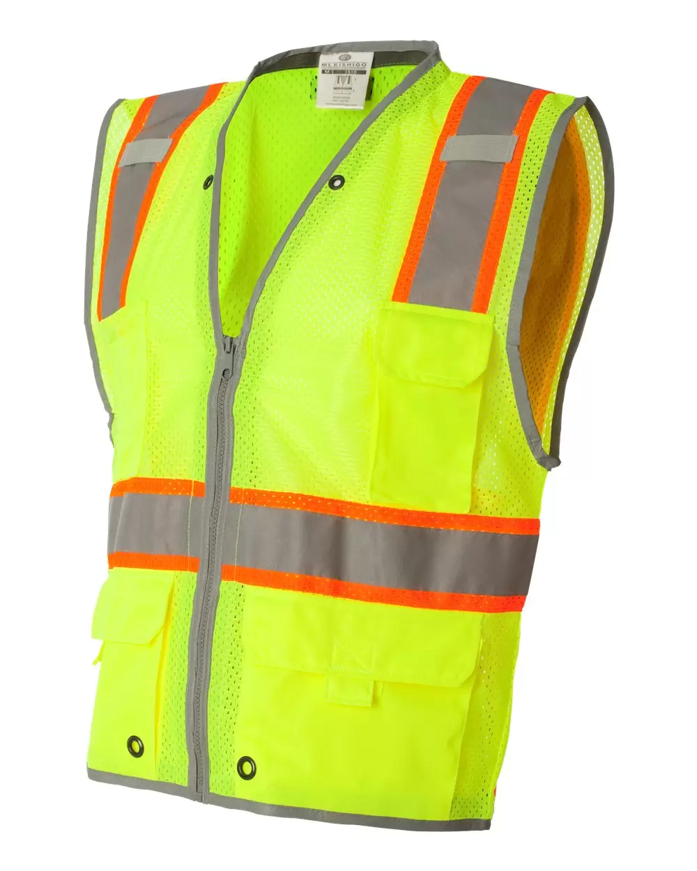 1510-1511 ML Kishigo - Brilliant Series Heavy Duty Class 2 Vest SKU: 1510-1511