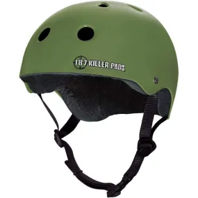 187 Killer Pads Pro Helmet Sweatsaver Liner Matte Army Green -