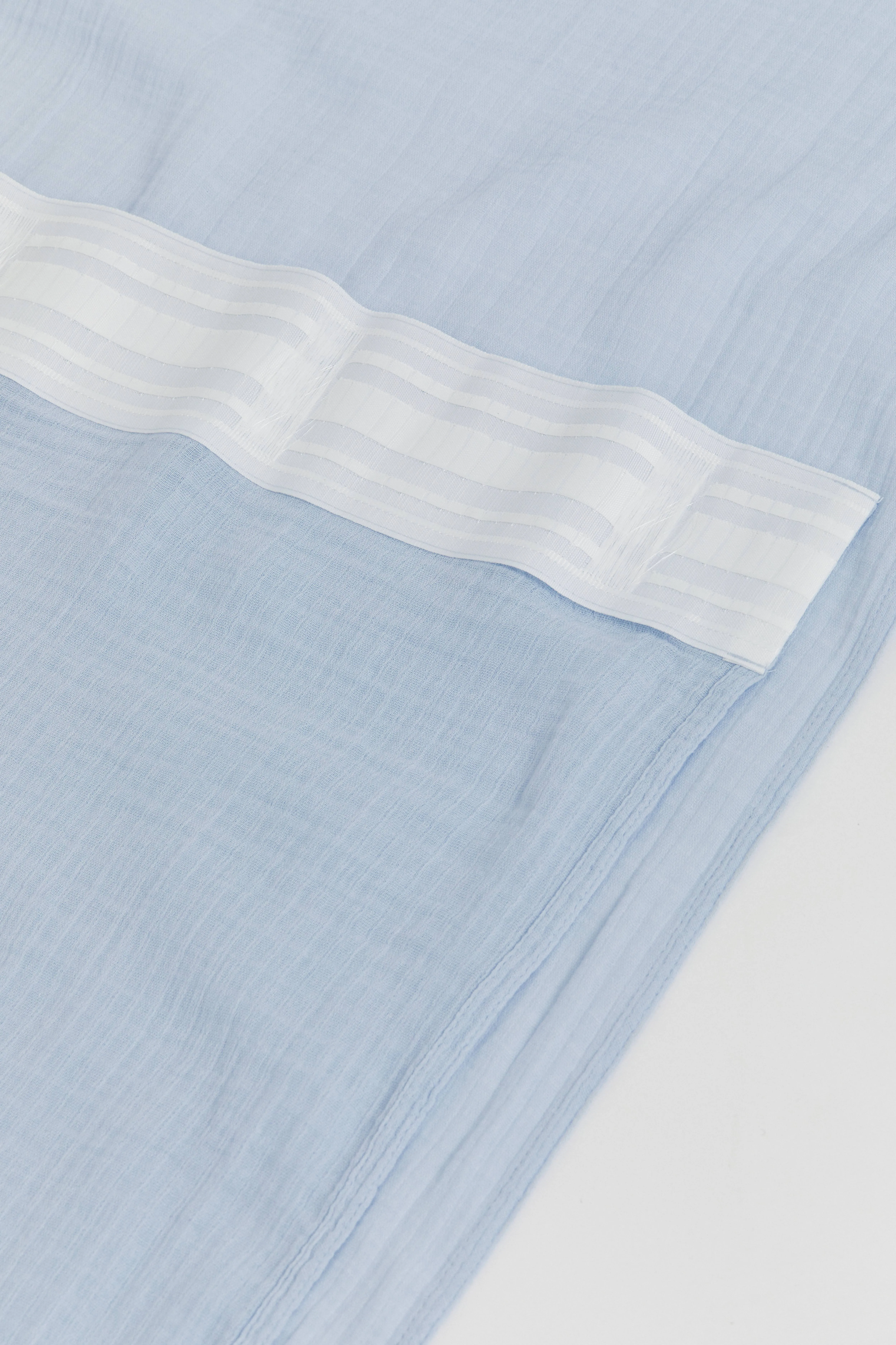 2-pack muslin curtain lengths - Light blue - Home All | H&M GB