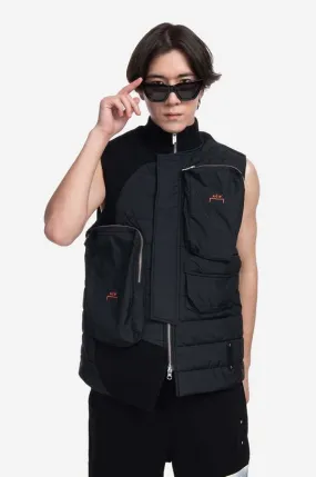 A-COLD-WALL* vest Asymmetric Padded Gilet men'sblack color