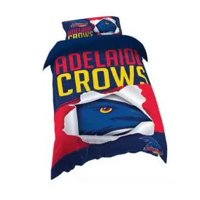 Adelaide Crows Quilt Cover Set Single