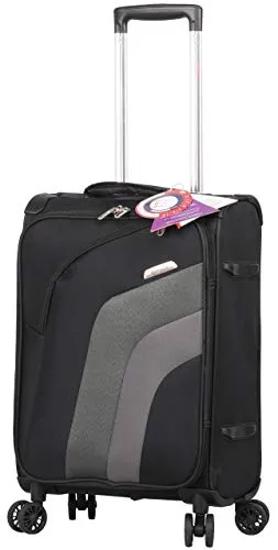 Aerolite 21” Carry On Ultra Lightweight Spinner Suitcase & Flight Bag Under Seat Shoulder Bag Set