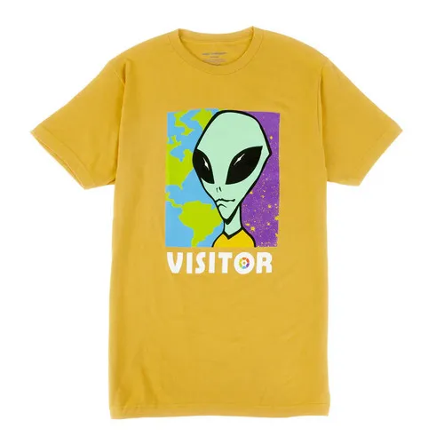 Alien Workshop Skateboards T Shirt Visitor Tourist Ginger