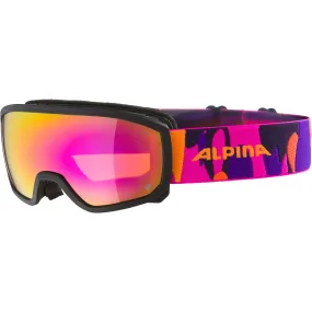 Alpina - Scarabeo Jr. Q-Lite Ski Goggles Kids black pink matt