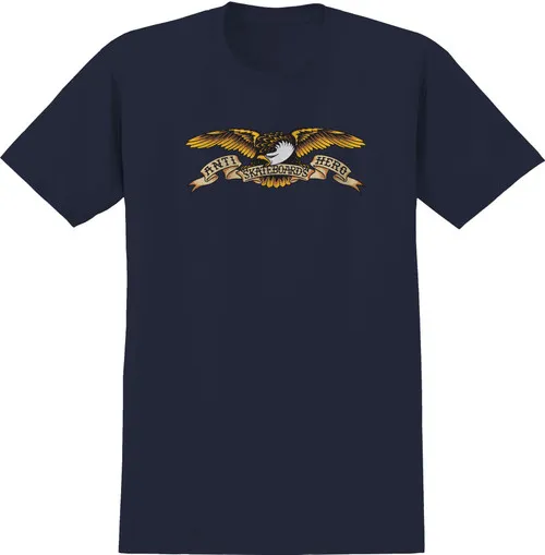 Anti Hero Skateboards Shirt Eagle Navy