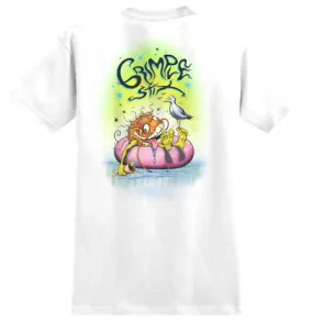 Anti Hero Skateboards Shirt Grimple Beach White