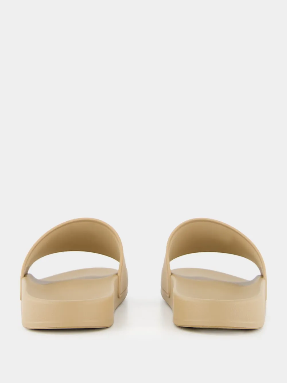 Beige Pool Slide Sandals