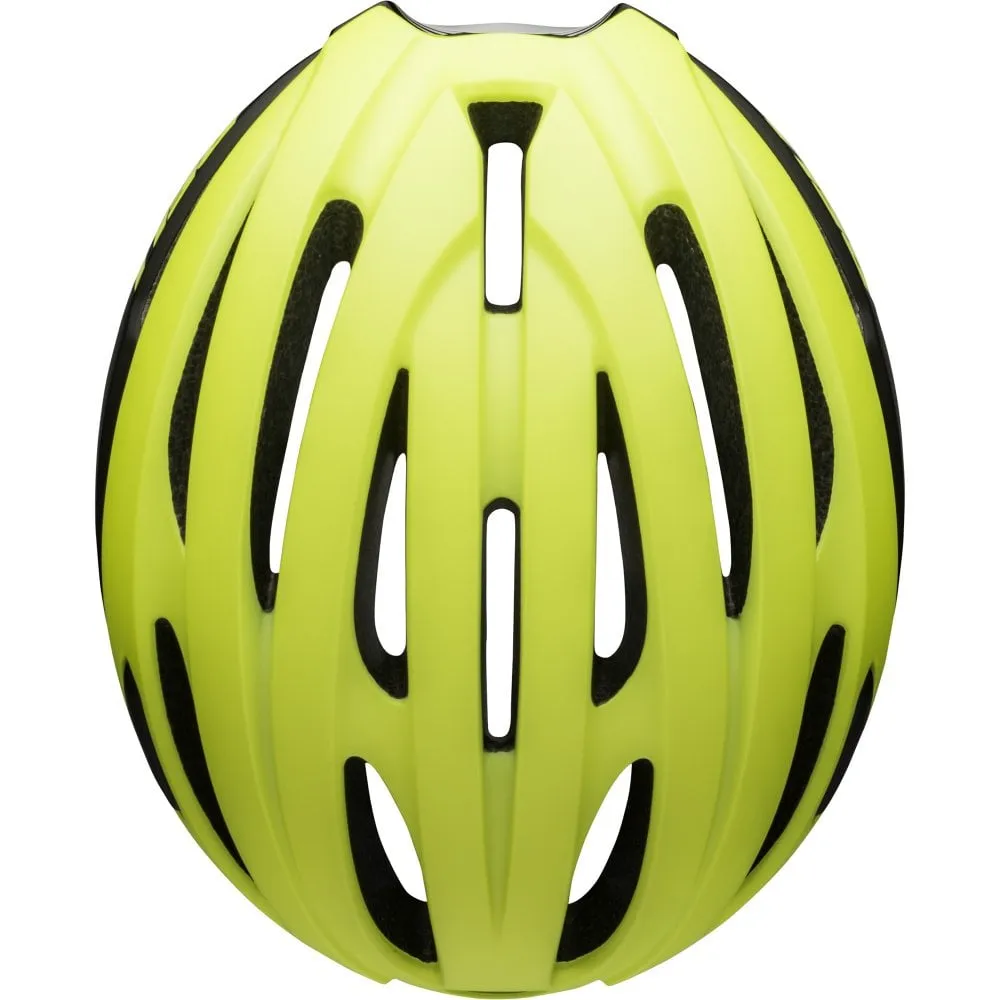 Bell Avenue LED MIPS Road Helmet - Matt Gloss Hi Viz-Black