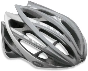 Bell Gage Road Helmet - Matt Titanium Stripes