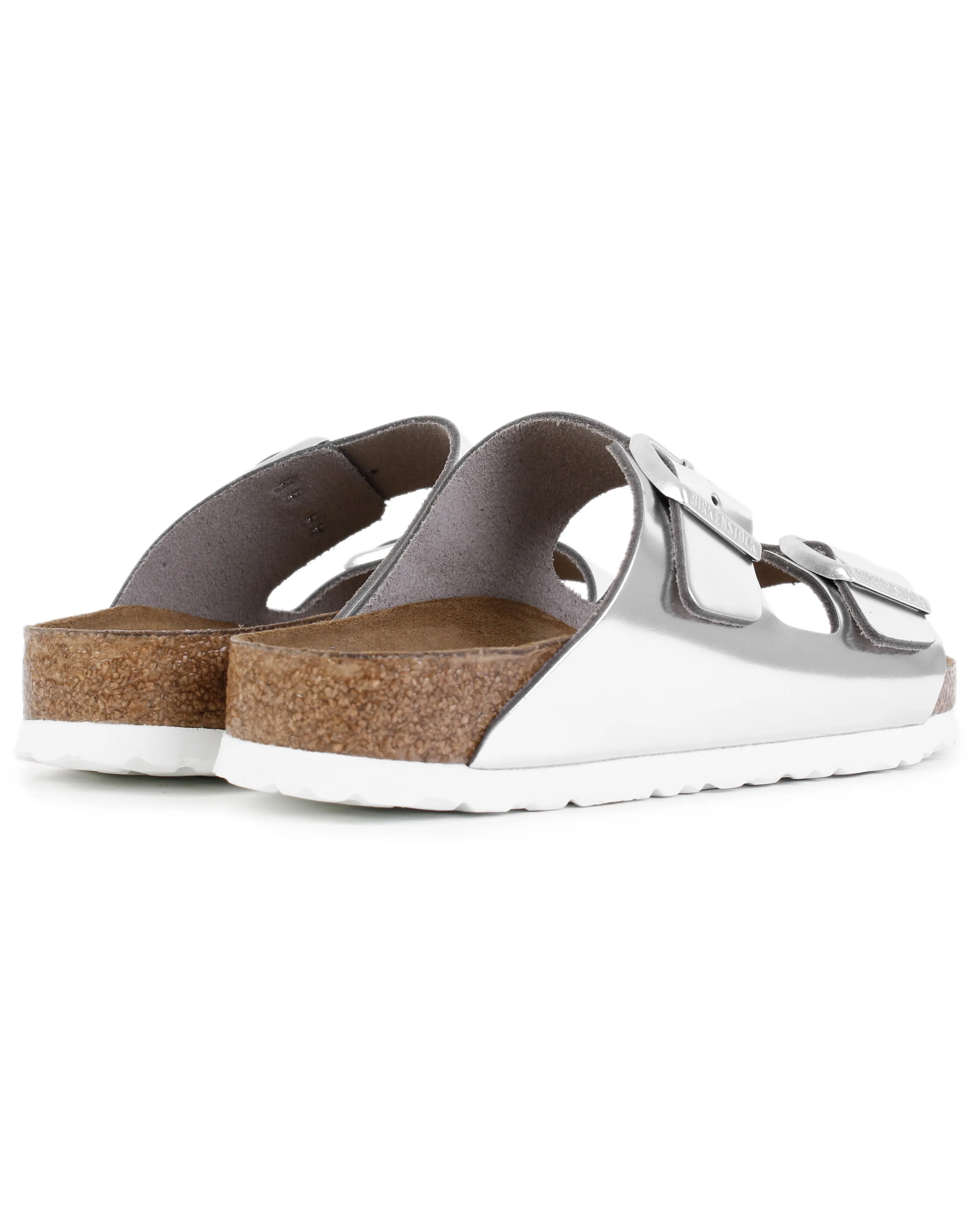 Birkenstock Arizona Leather Two Bar Mules Narrow Width | Simply Be