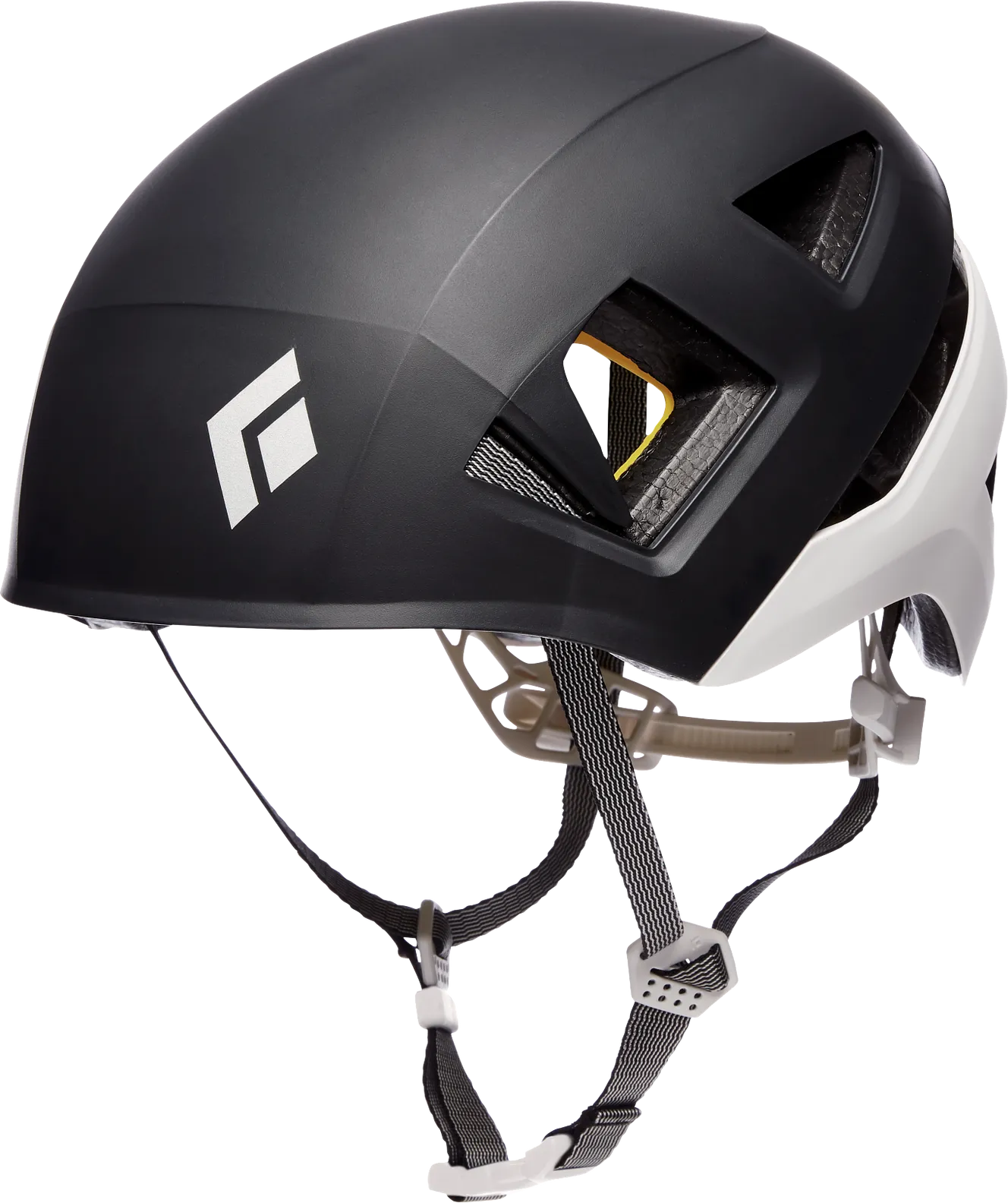 Black Diamond Unisex Capitan Helmet MIPS Black/White | Buy Black Diamond Unisex Capitan Helmet MIPS Black/White here | Outnorth