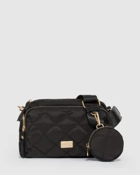 Black Harper Nylon Crossbody Bag