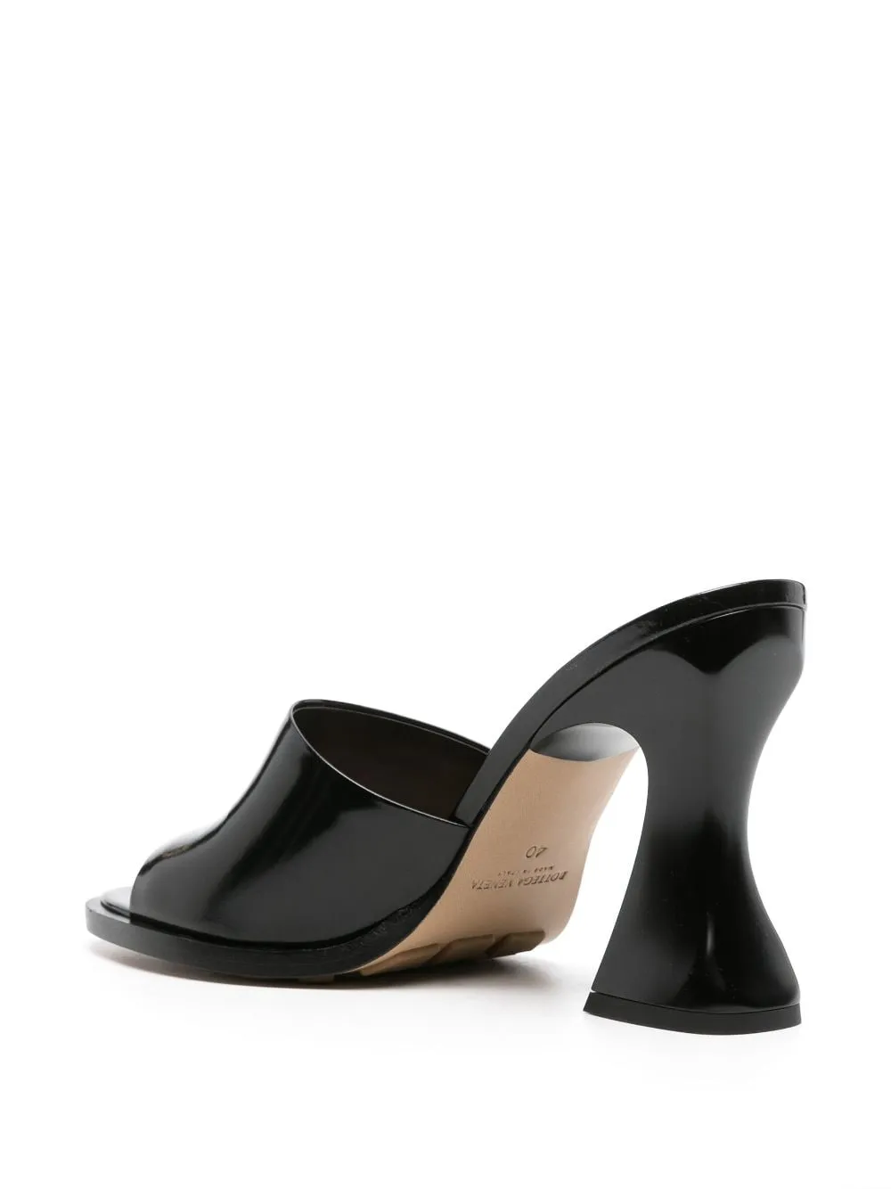 Bottega Veneta    Bottega Veneta Cha Cha Patent Leather Mules