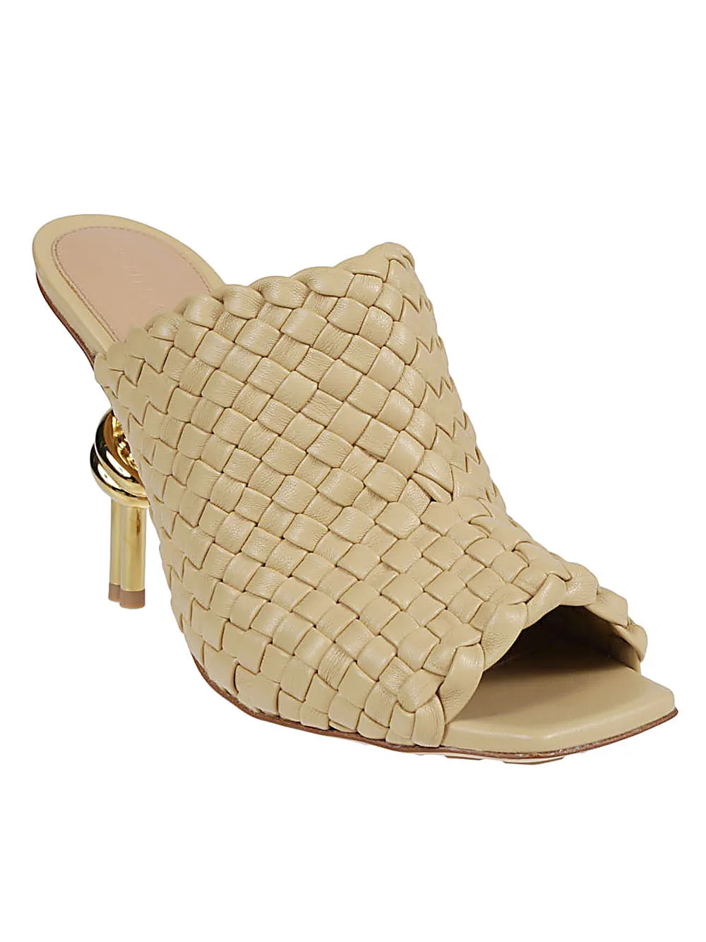 Bottega Veneta    Bottega Veneta Knot Leather Mules