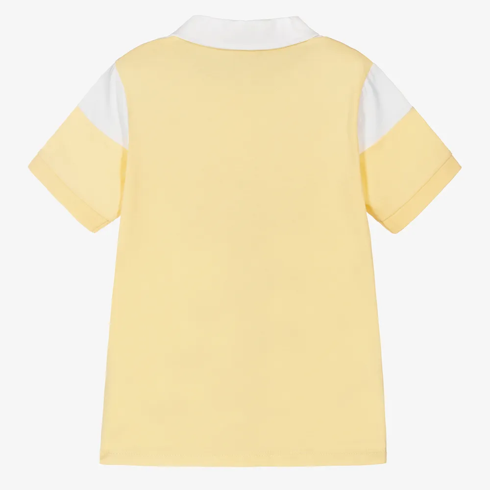 Boys Yellow Logo Polo Shirt