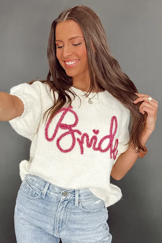 Bride Puff Sleeve Sweater