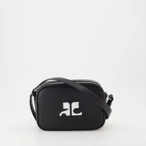 Camera Leather Bag in Black