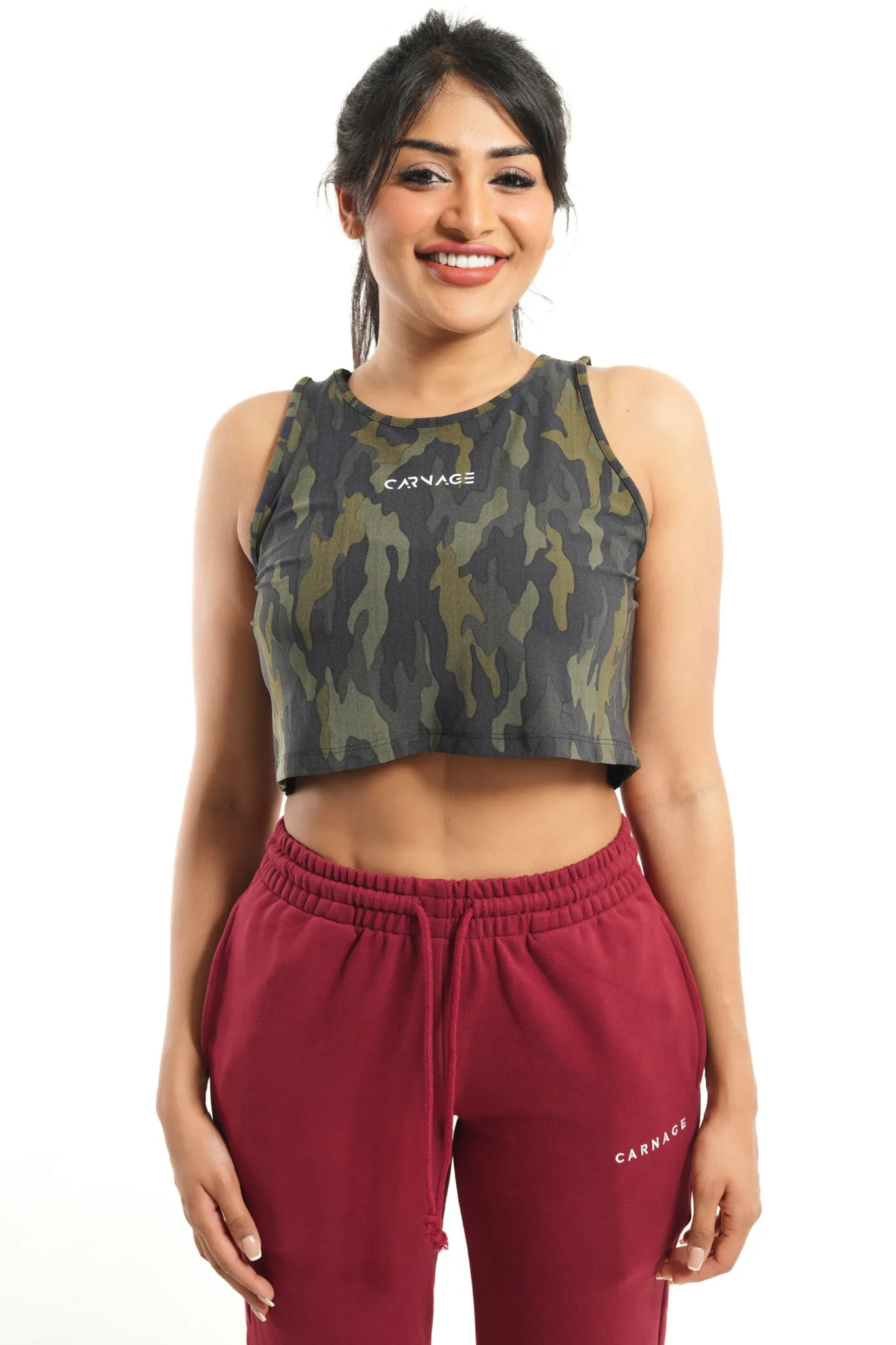 Camo Crop Tank