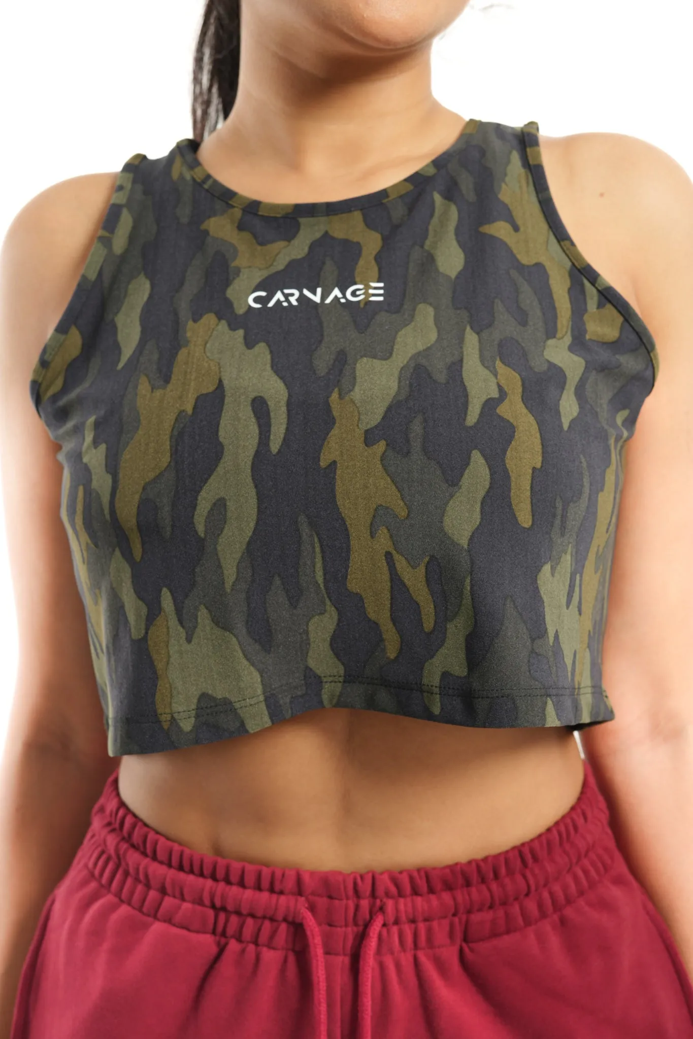 Camo Crop Tank