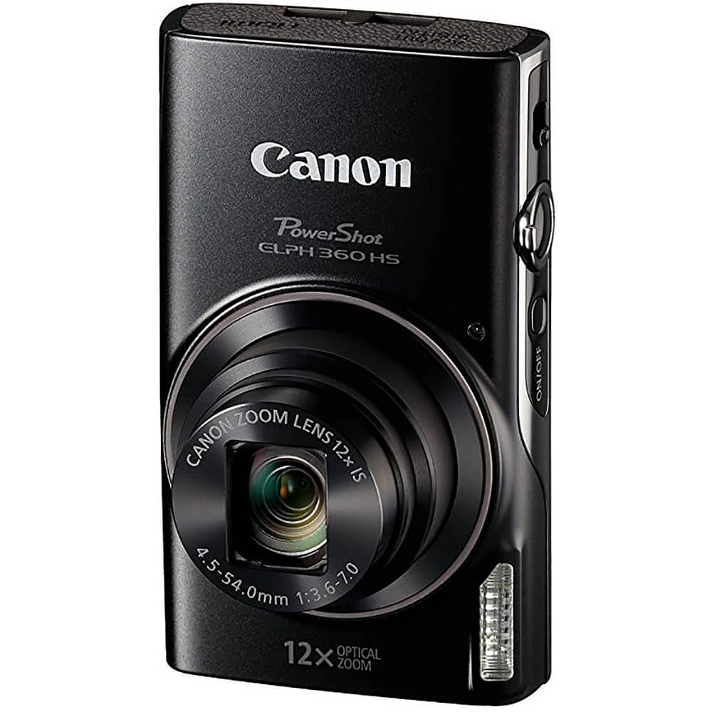 Canon ELPH360BK PowerShot 360 Digital Camera | Electronic Express