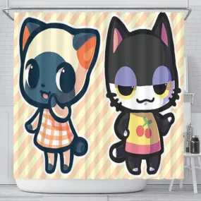 Cartoon Cats Shower Curtain