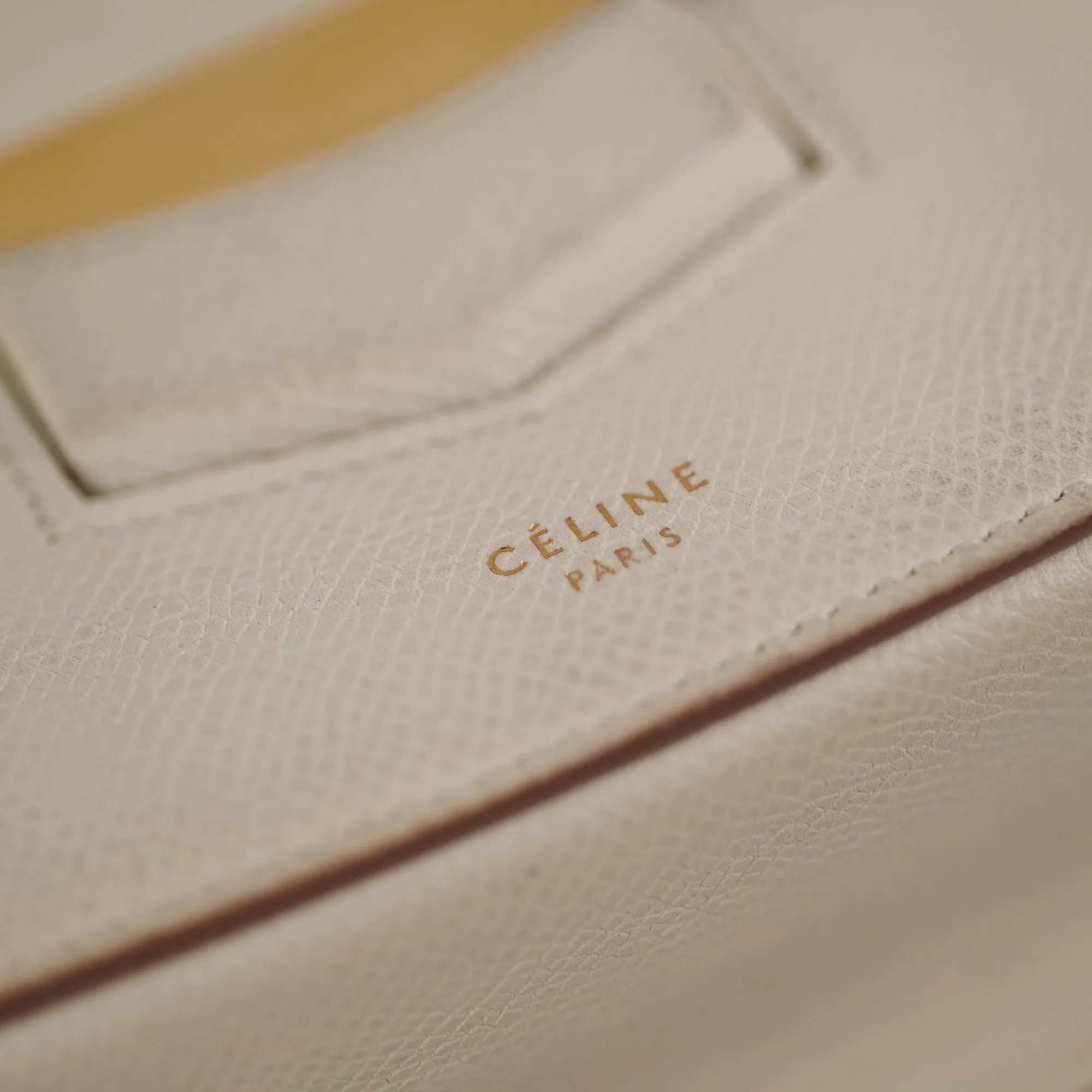 Celine Medium White Shoulder Bag