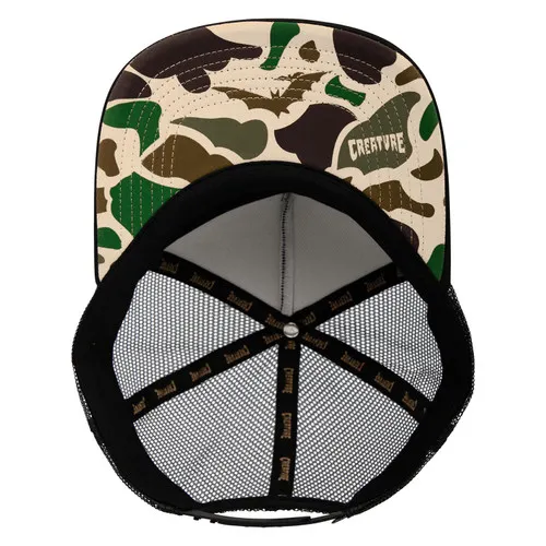 Creature Skateboards Hat Scribe Mesh Trucker Camo