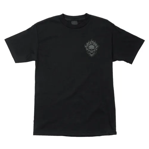 Creature Skateboards Shirt Bonehead Flame Black