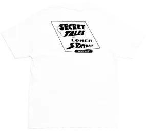 Deathwish Skateboards Shirt Secret Tales White