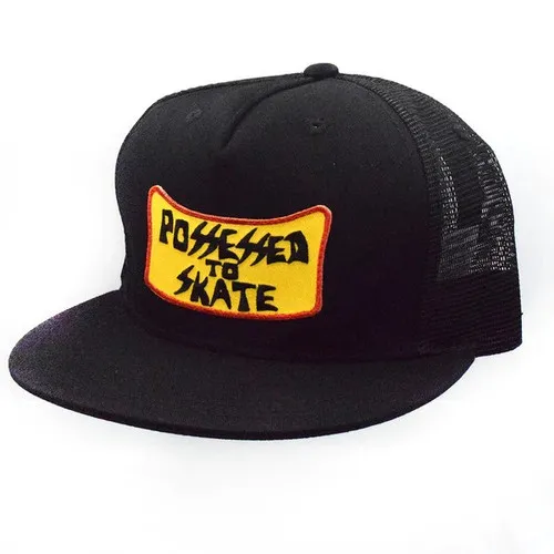 Dogtown Skateboards Hat Suicidal Possessed to Skate Snapback Black