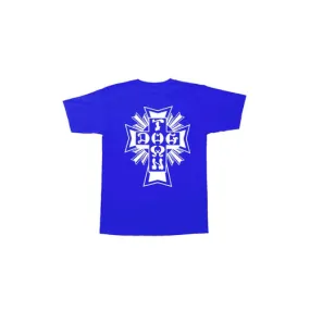 Dogtown Skateboards Shirt Cross Logo Royal Blue