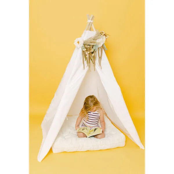 E&E Taylor Play Tent, Solid White