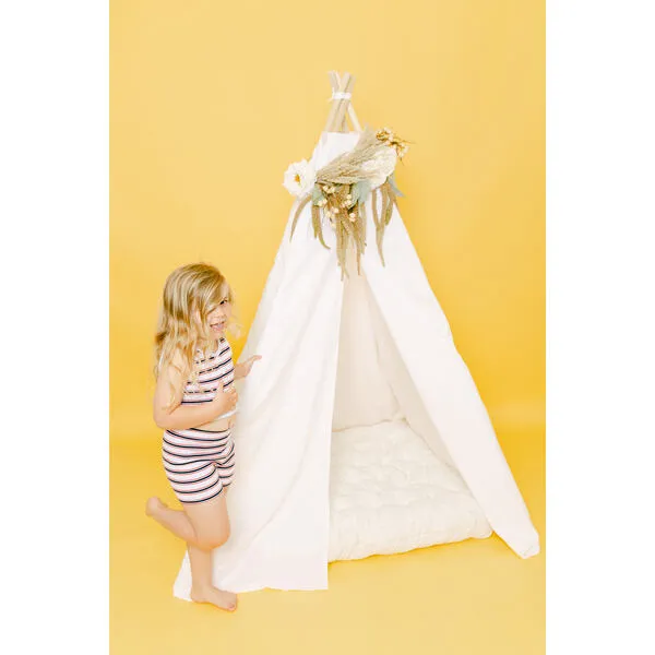 E&E Taylor Play Tent, Solid White