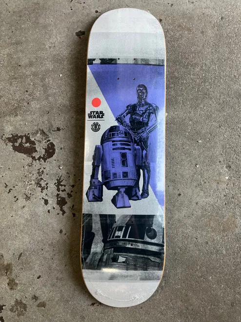 Element Skateboards x Star Wars Skateboard R2D2 & C-3PO Size 8.25