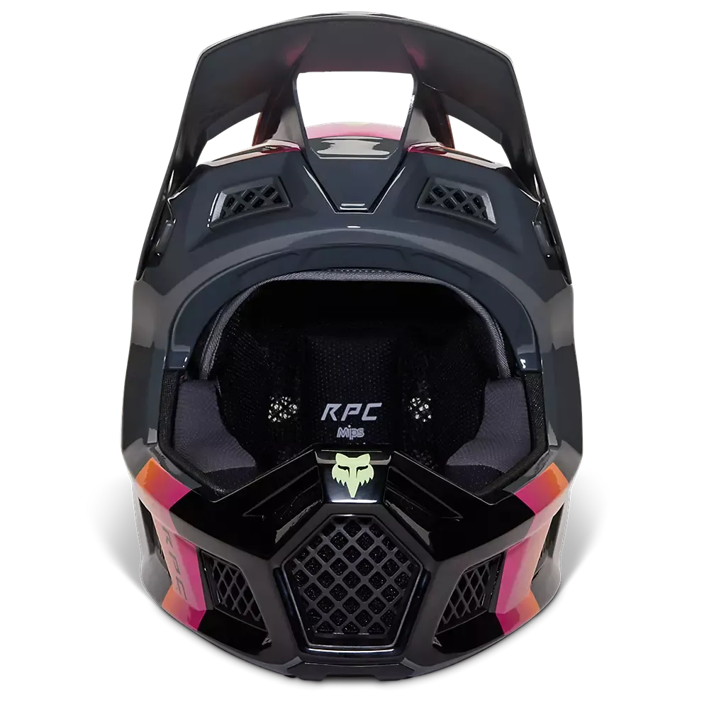 Fox Racing Rampage Pro Carbon MIPS Full Face Helmet - Reez - Pewter