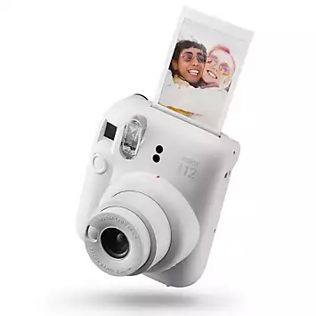 Fujifilm Instax Mini 12 Instant Camera with 40 Shot Film Pack - Clay White | Kaleidoscope