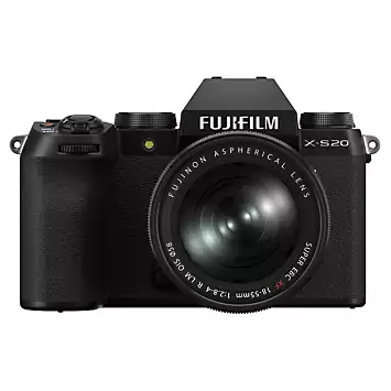 Fujifilm X-S20 Mirrorless Digital Camera with XF18-55mm F2.8-4 R LM OIS Lens - Black | Kaleidoscope