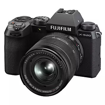 Fujifilm X-S20 Mirrorless Digital Camera with XF18-55mm F2.8-4 R LM OIS Lens - Black | Kaleidoscope