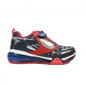 Geox J Bayonyc | Royal/Red | Childrens Light Up Trainers