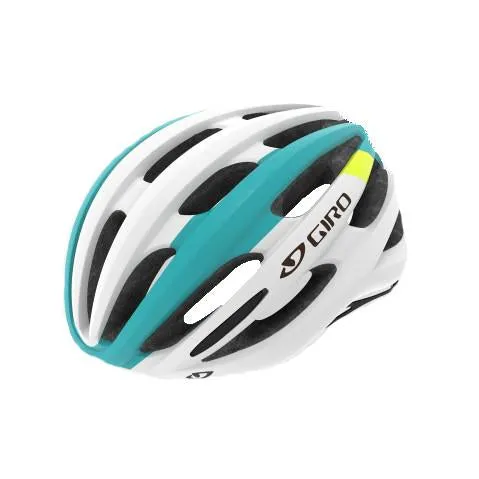 Giro Foray Road Helmet - Matt White-Iceberg-Citron - 2019