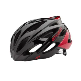 Giro Savant Road Helmet - Black-Bright Red