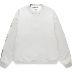 GRANDRELLE SWT KNIT X AMERICAN QUILT 2TONE BIG SWEATSHIRT ECRU | Bodega