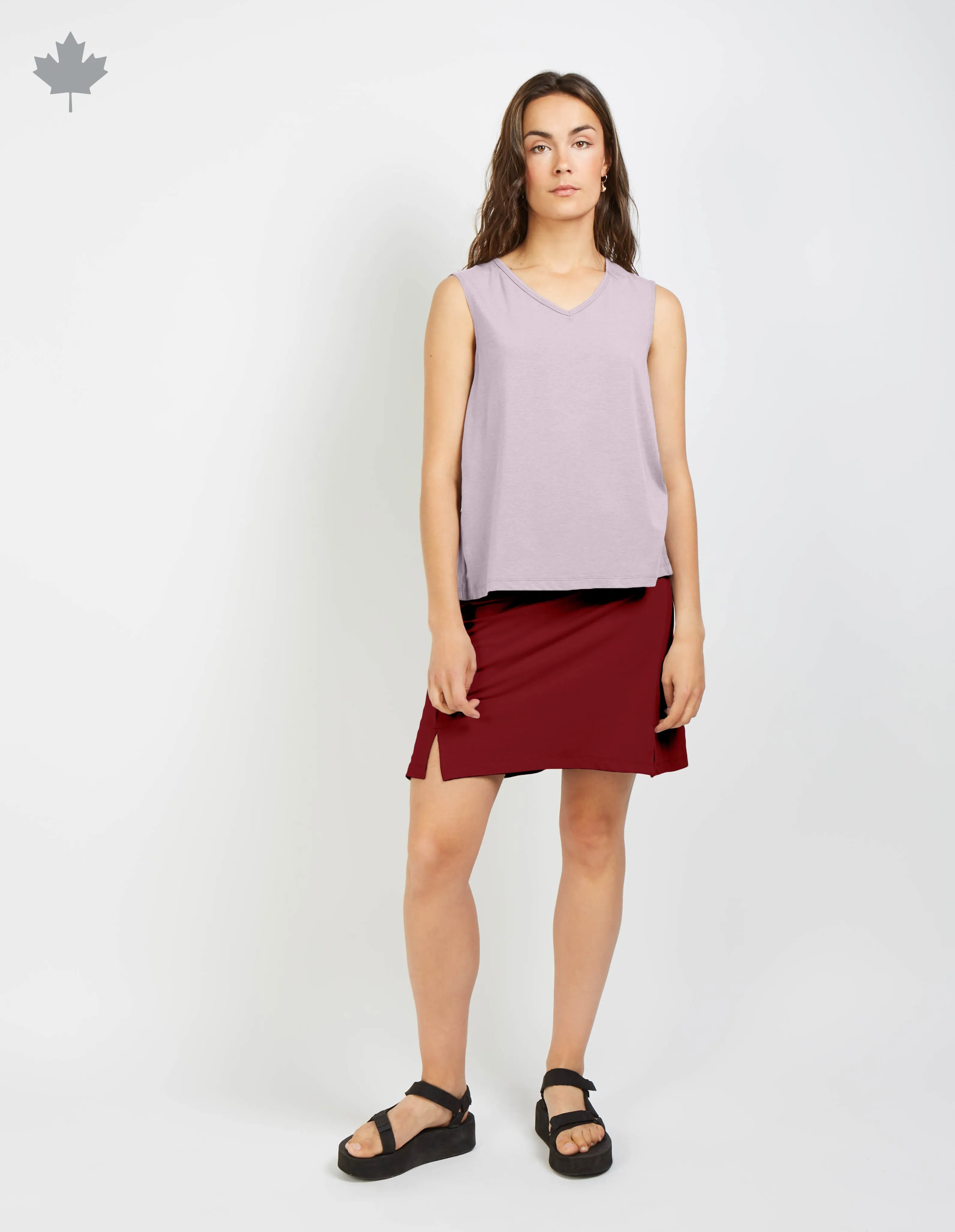 HAUT SANS MANCHES FITZROY||FITZROY SLEEVELESS TOP