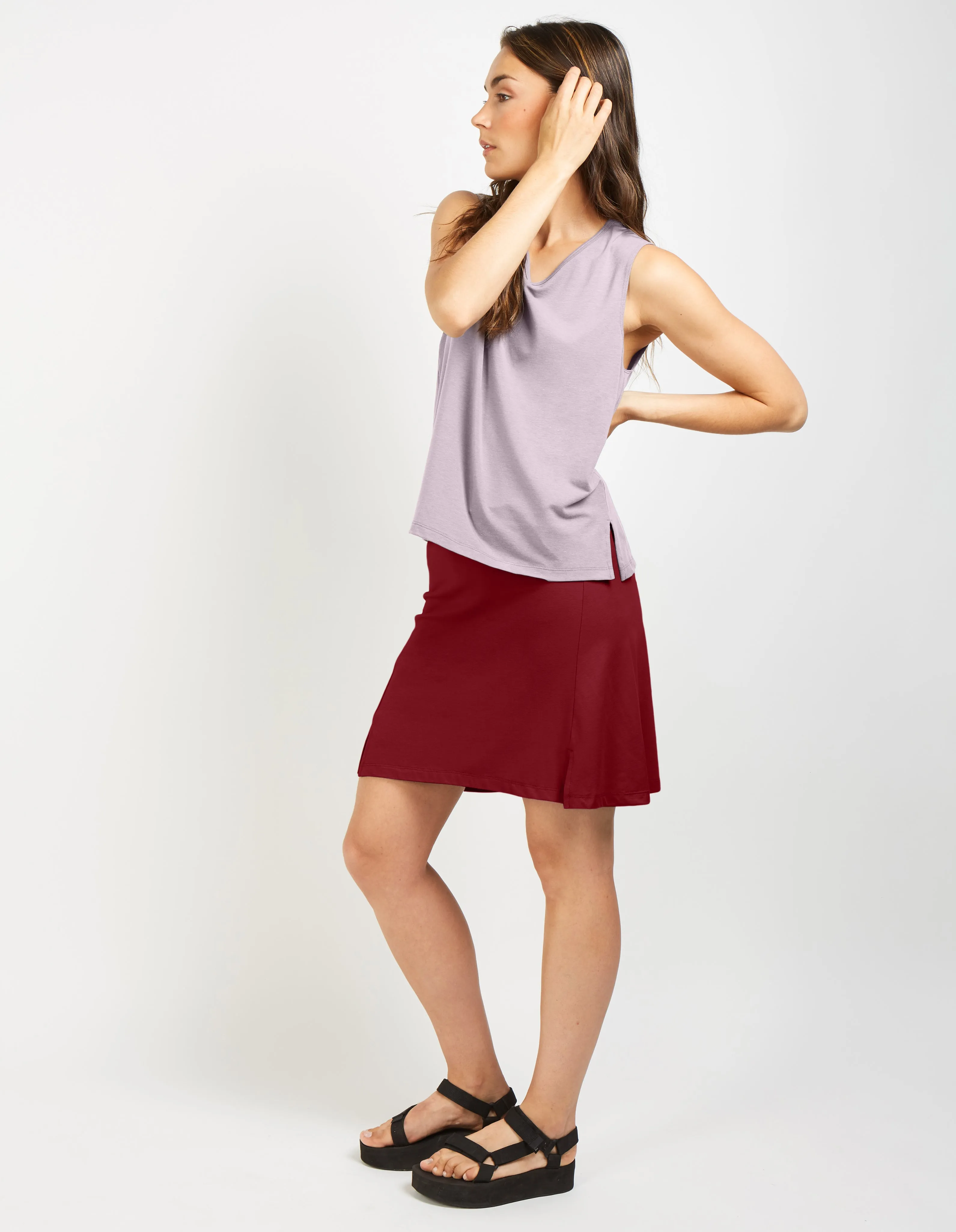 HAUT SANS MANCHES FITZROY||FITZROY SLEEVELESS TOP