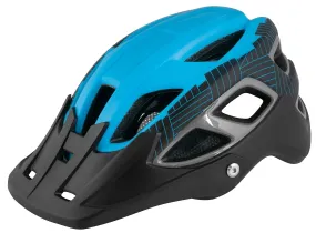 helmet FORCE Aves MTB - Black/Blue Matt