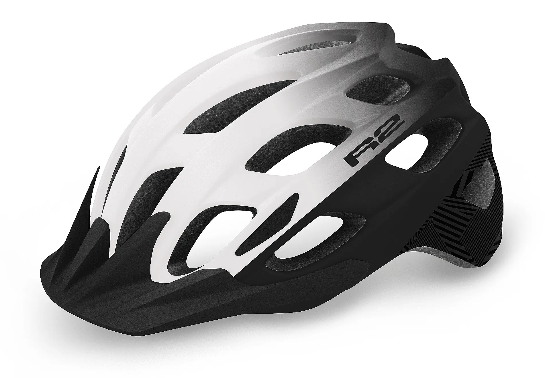 helmet R2 Cliff - ATH22D/Matte White/Black