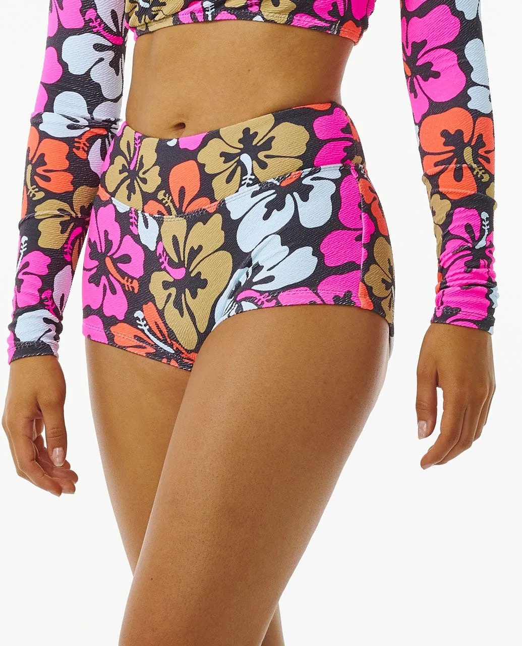 Hibiscus Heat Boyleg Bikini