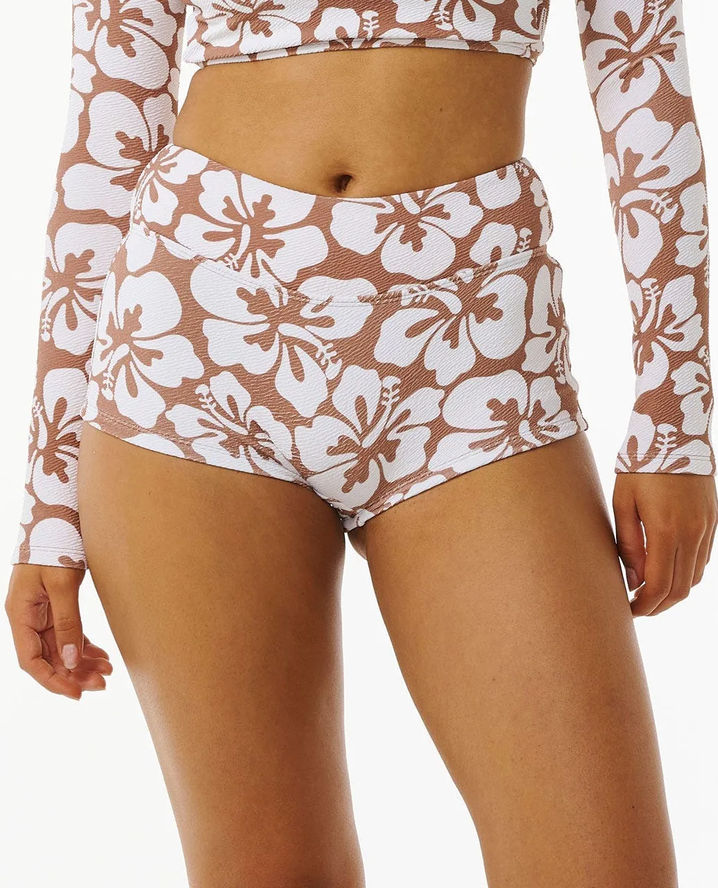 Hibiscus Heat Boyleg Bikini