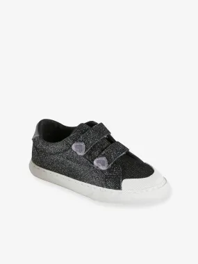 Hook-and-Loop Trainers for Girls, Designed for Autonomy - black