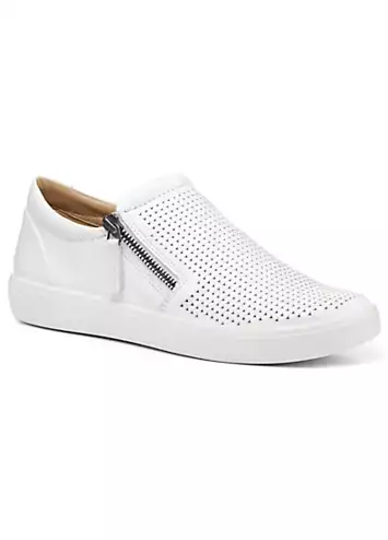 Hotter Daisy White Women’s Wide Athleisure Trainers | Grattan